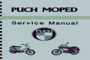 Puch manualer tegninger service meddelser