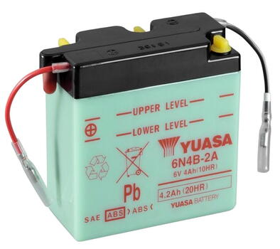 6 volt Batteri 6N4B-2A/3A Yuasa