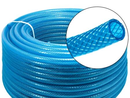 Benzinslange armeret ø 5mm 50cm lysblå