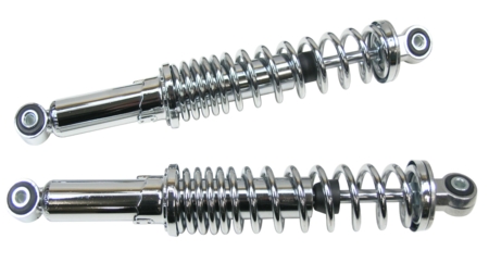 Støddæmpersæt krom/krom 36,0cm