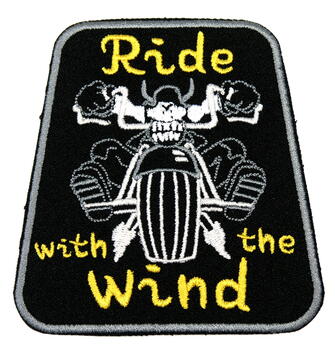 .Stryge mærke  Ride with wind  90x85mm