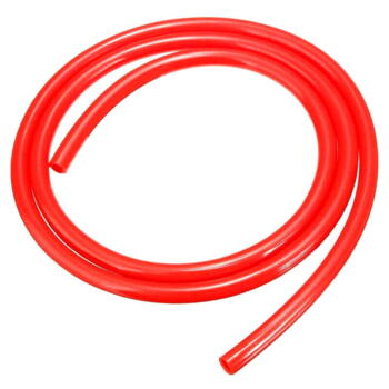 Benzinslange silicone ø 5mm 100cm Rød