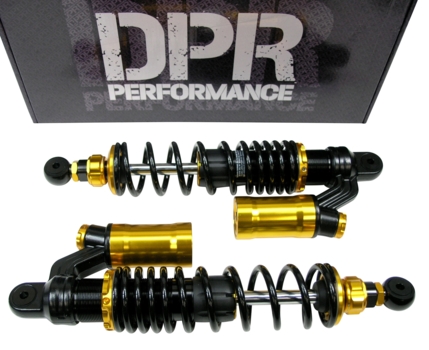 .Støddæmpersæt Guld/Sort 36cm Gas/Luft 2025