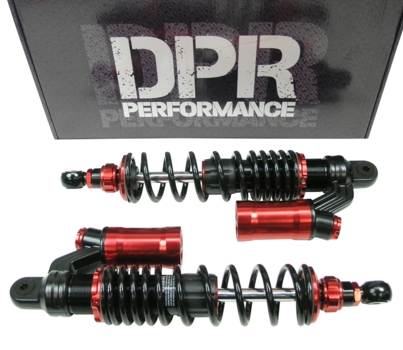 .Støddæmpersæt Rød/Sort 36cm Gas/Luft 2025