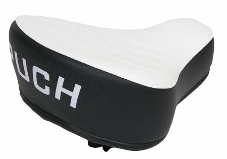 Sæde sort/hvid Lux model