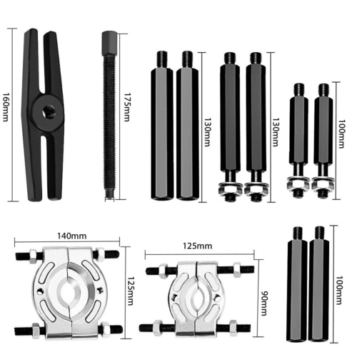 Aftrækkersæt lejer 14 dele