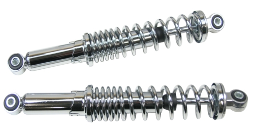 Støddæmpersæt krom/krom 36,0cm