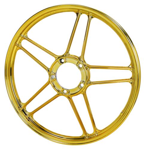 Fælg alu guld/krom Puch