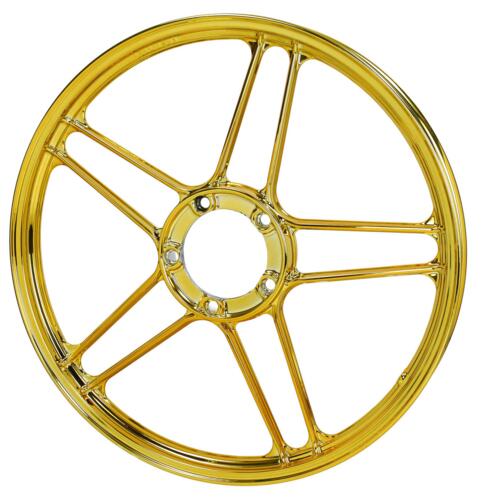 Fælg alu guld/krom Puch