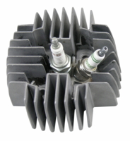 Topstykke med 2 tændrør