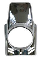 Kåbe for rund lygte krom